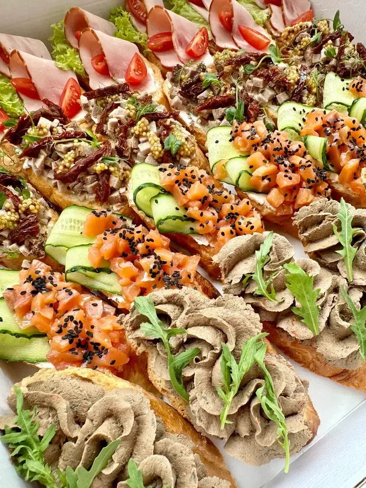 Брускетты - 4 вкуса